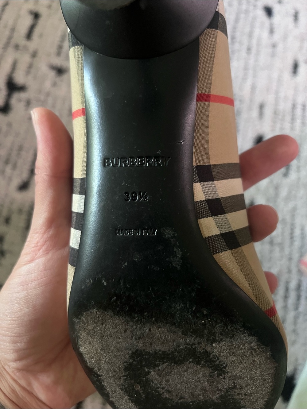 Burberry Vintage check cotton pumps - Picture 9 of 16